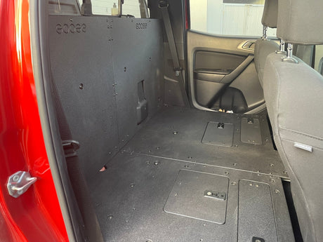 Ford Ranger 2019 - 2023 4th Gen. Super Crew - 100% Second Row Seat Delete Plate System - Xtrusion Overland