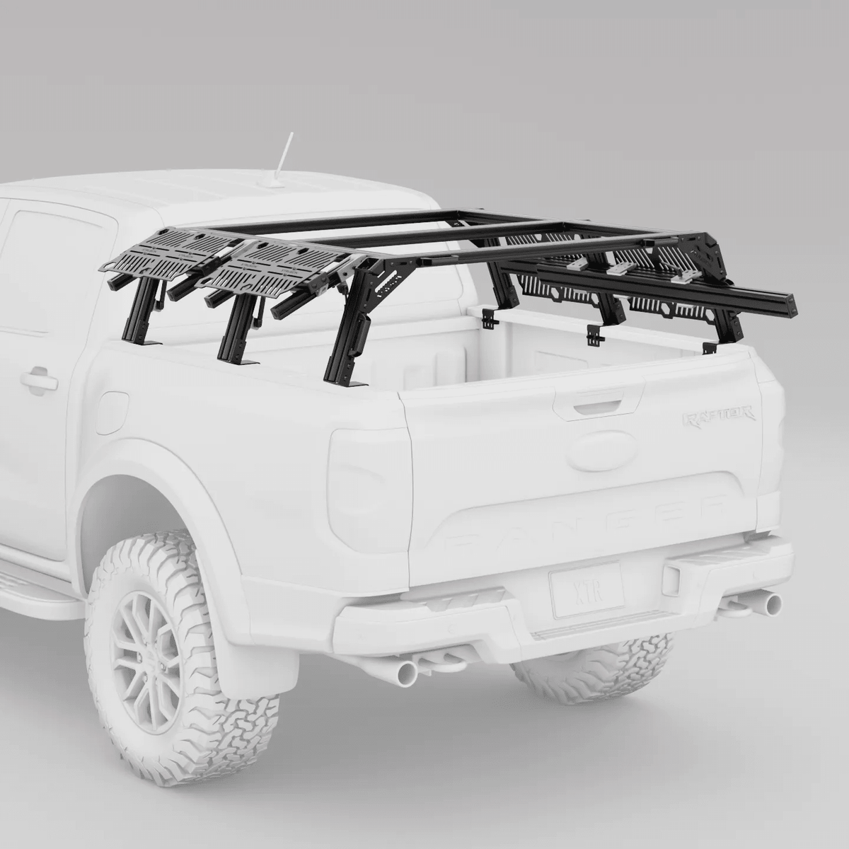 Ford Ranger Pre-configured XTR3 Bed Rack + MOLLE Packages - Xtrusion Overland
