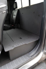 Ford Super Duty F250 - F550 2017 - Present 4th & 5th Gen. Super Cab - Second Row Seat Delete Plate System - Xtrusion Overland