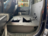 Ford Super Duty Ford - F250 - F550 - 2023 - Present - 5th Gen. Crew Cab - Second Row Seat Delete Plate System with Factory B&O Subwoofer Center Wall with Exterior Port - Xtrusion Overland
