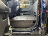 Ford Super Duty Ford - F250 - F550 - 2023 - Present - 5th Gen. Crew Cab - Second Row Seat Delete Plate System with Factory B&O Subwoofer Center Wall with Exterior Port - Xtrusion Overland