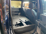 Ford Super Duty Ford - F250 - F550 - 2023 - Present - 5th Gen. Crew Cab - Second Row Seat Delete Plate System with Factory B&O Subwoofer Center Wall with Exterior Port - Xtrusion Overland