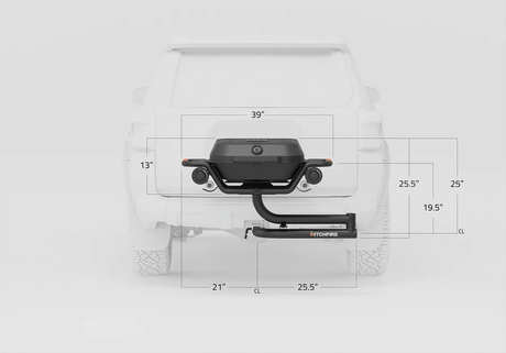 Forge 15 Hitch-Mounted Propane Grill - Xtrusion Overland