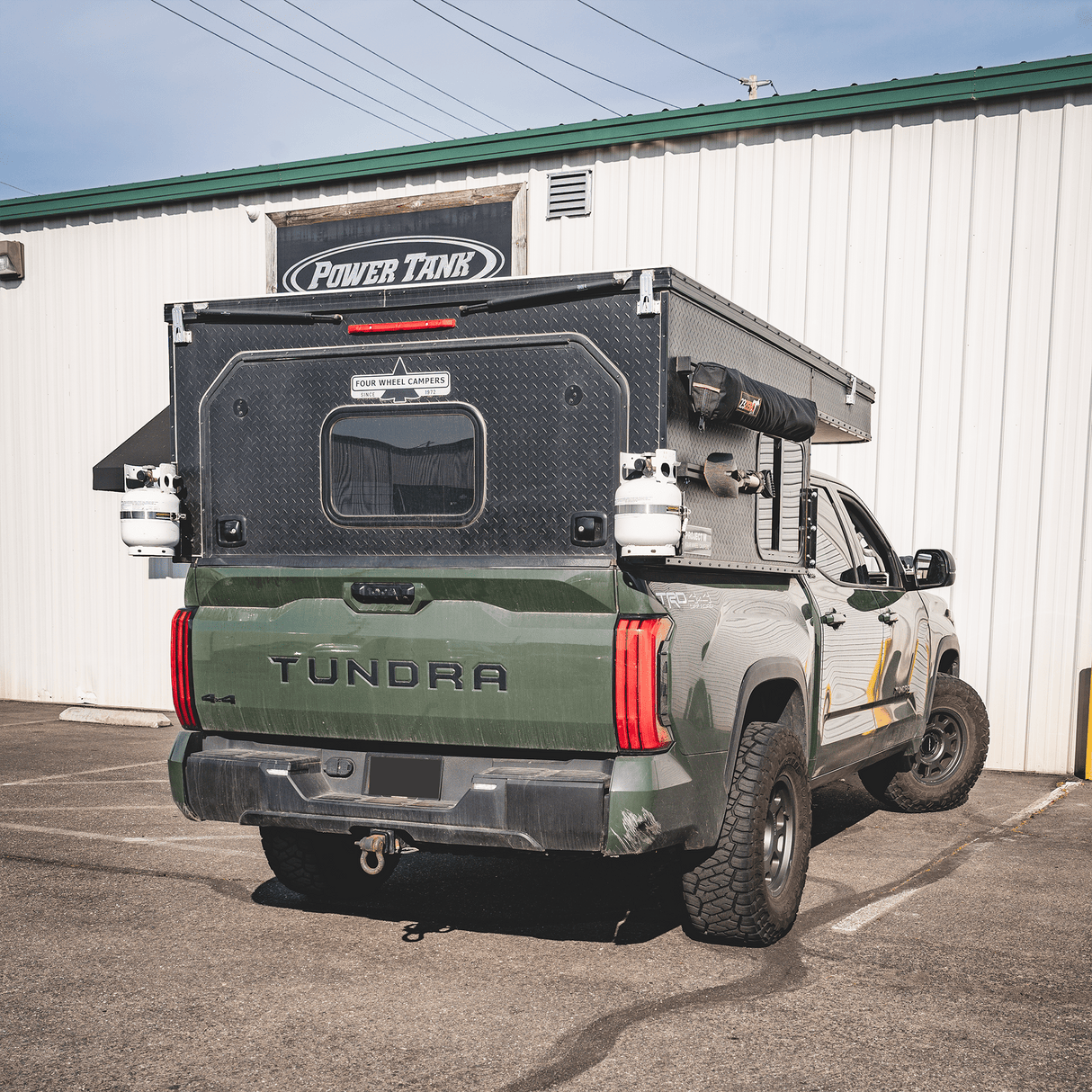 Four Wheel Camper Mount for 5 lb propane tank bracket - Xtrusion Overland