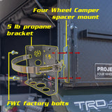 Four Wheel Camper Mount for 5 lb propane tank bracket - Xtrusion Overland