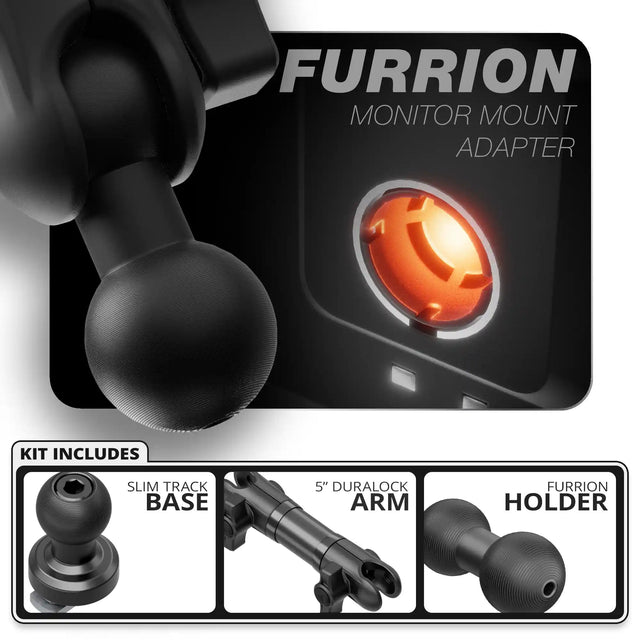 Furrion | Slim Track Base | 5" DuraLock Arm - Xtrusion Overland