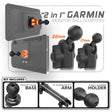 Garmin | Slim Track Base | 6" DuraLock Arm - Xtrusion Overland