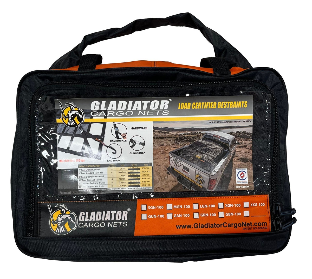 Gladiator Cargo Net - Xtrusion Overland