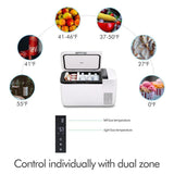 GO20 Dual Zone 12V Portable Freezer - White | ICECO | 20 LT - Xtrusion Overland