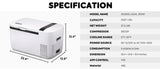 GO20 Dual Zone 12V Portable Freezer - White | ICECO | 20 LT - Xtrusion Overland
