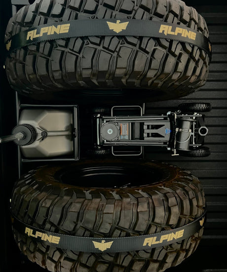 Gold Tire Tie Down (Single Strap) - Xtrusion Overland