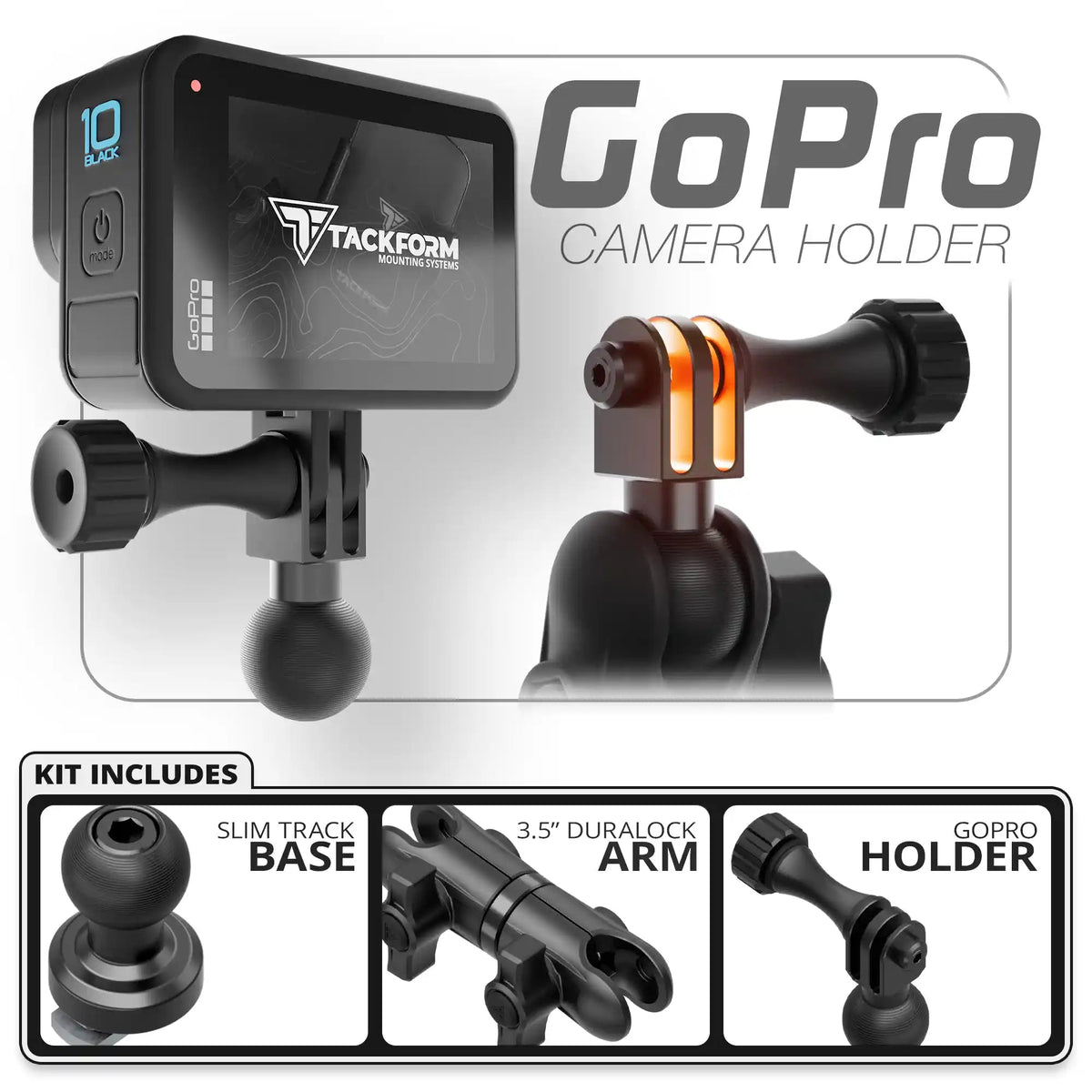 GoPro | Slim Track Base | 3.5" DuraLock Arm - Xtrusion Overland