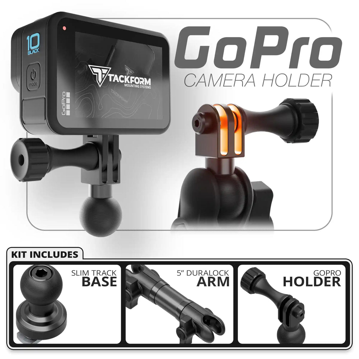 GoPro | Slim Track Base | 5" DuraLock Arm - Xtrusion Overland