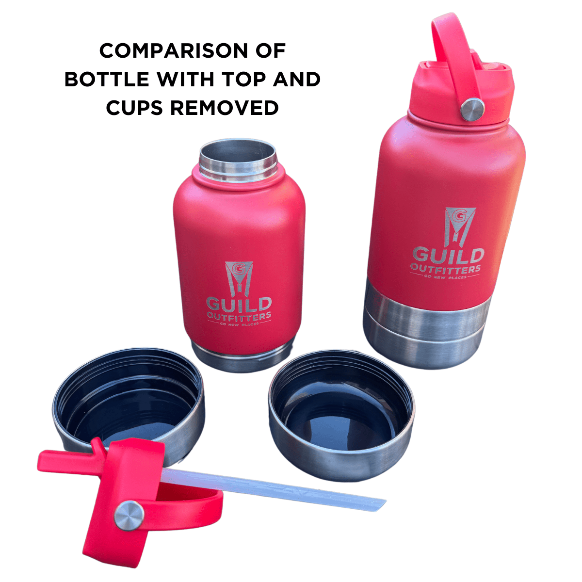 GUILD Water Bottle with Cups / Bowls - Xtrusion Overland