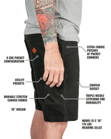 Havok Shorts 10" - Black - Xtrusion Overland
