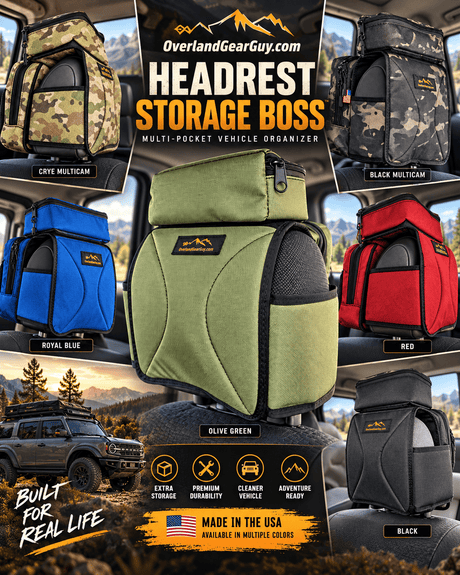 Headrest Storage Boss - Xtrusion Overland