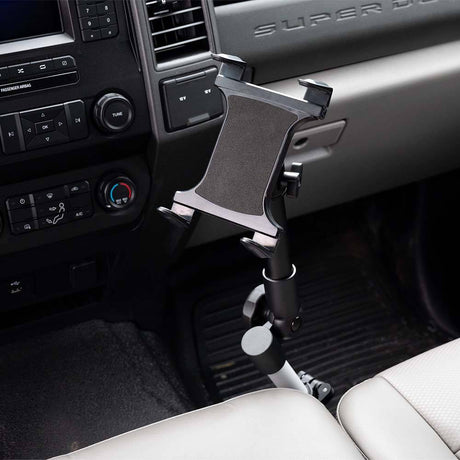 Heavy Duty Seat Rail/Floor Bolt Mount | 20"-24" Aluminum Telescoping Arm | Ford F-Series | Tablet Holder - Xtrusion Overland