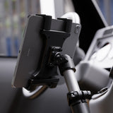 Heavy Duty Seat Rail/Floor Bolt Mount | 20"-24" Aluminum Telescoping Arm | Ford F-Series | Tablet Holder - Xtrusion Overland