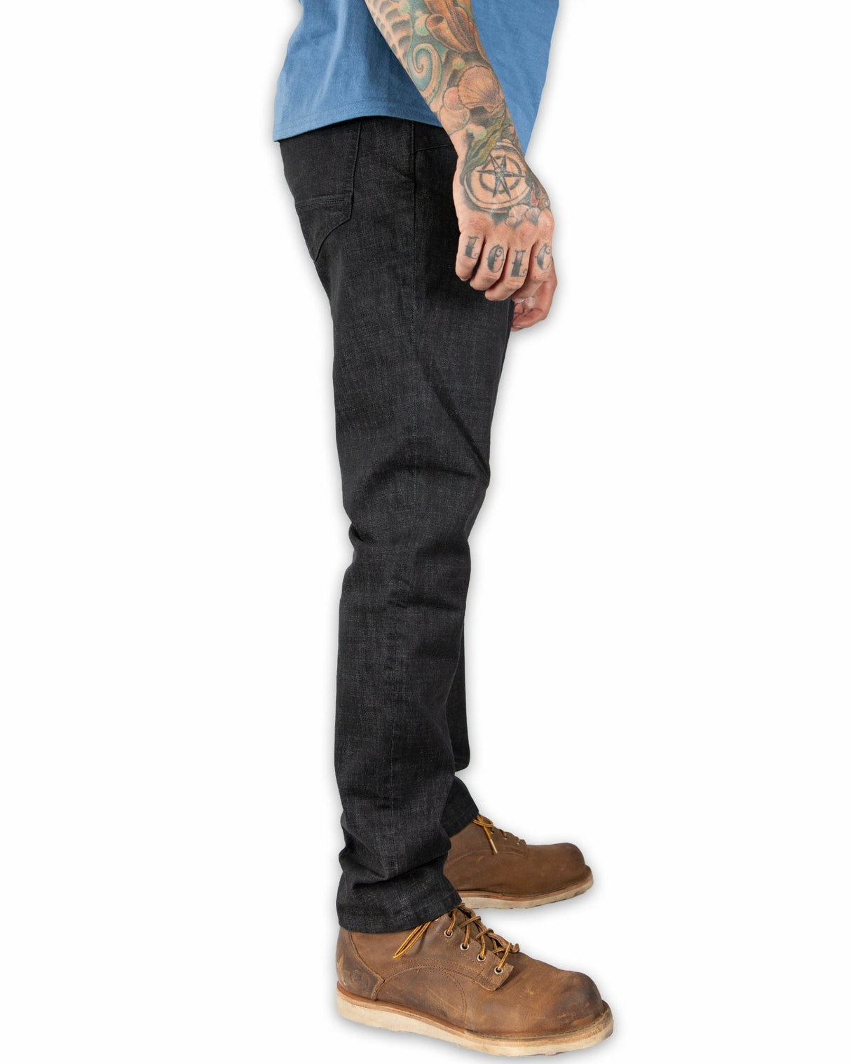 Hideout Denim Taper Fit Pants - Black - Xtrusion Overland