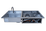 Hitch Kitchen Insert with Sink, Dual Burners & Water Pump - Xtrusion Overland
