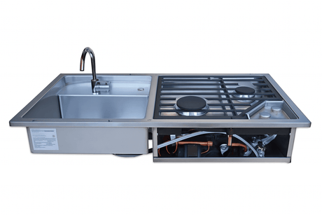 Hitch Kitchen Insert with Sink, Dual Burners & Water Pump - Xtrusion Overland