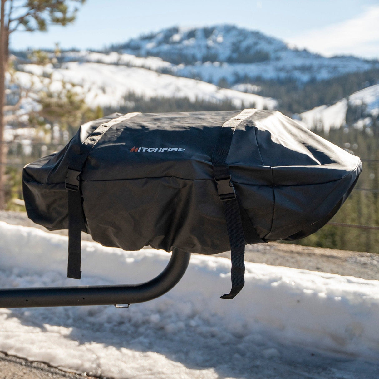 HitchFire Black Grill Cover for Forge 15 & F20 - Xtrusion Overland