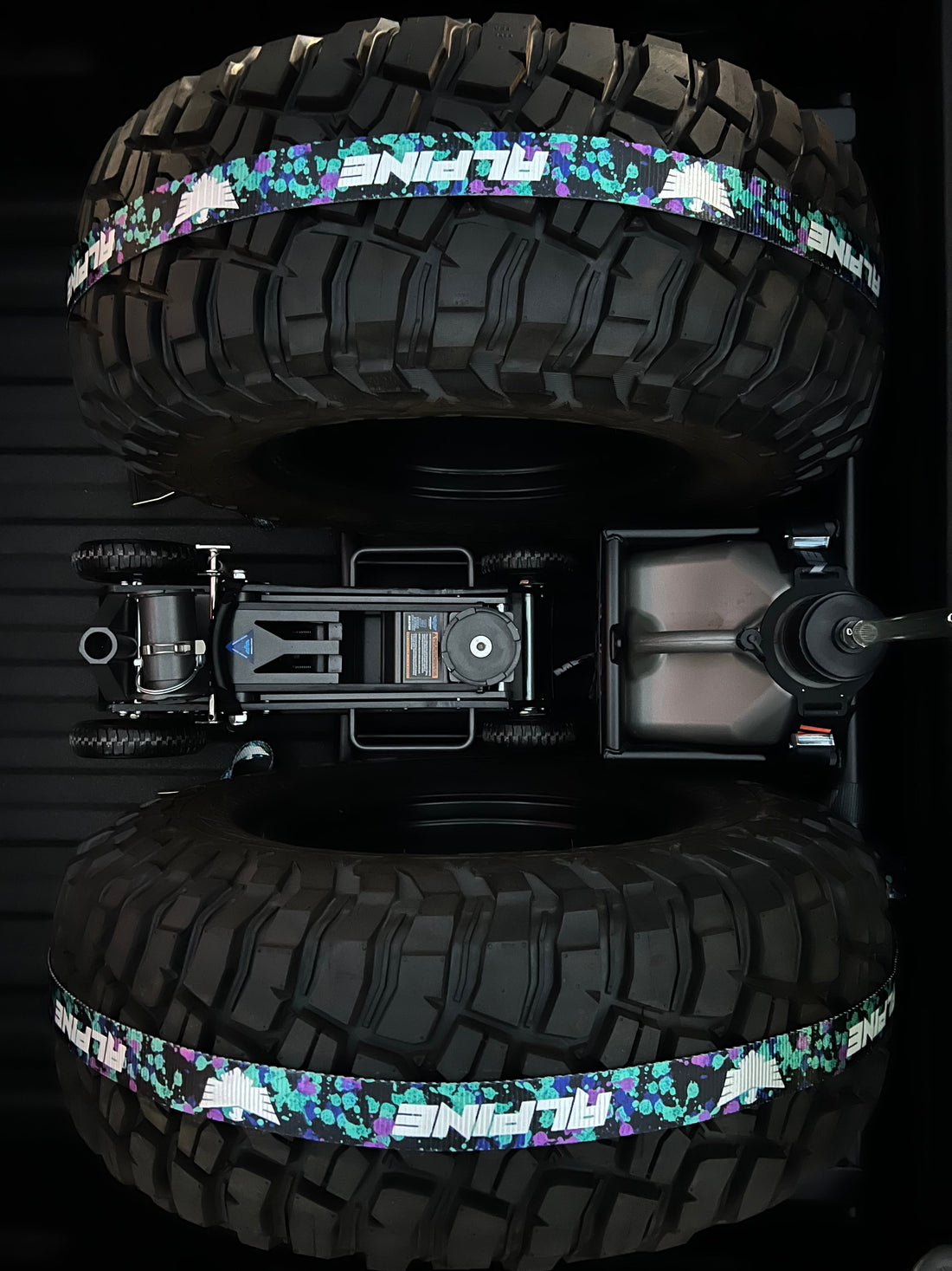 Splatter Tire Tie Down (Single Strap)