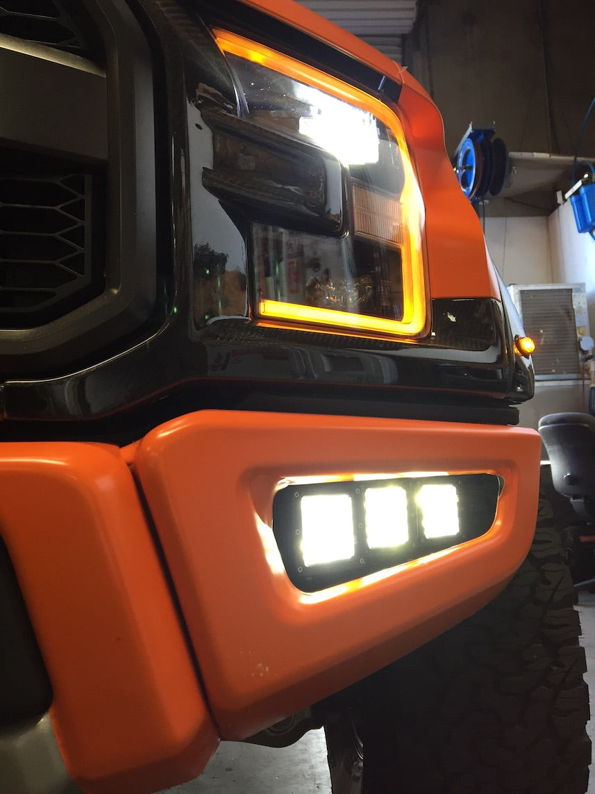 2017-2020 Ford Raptor Triple Pod Fog Light Mount