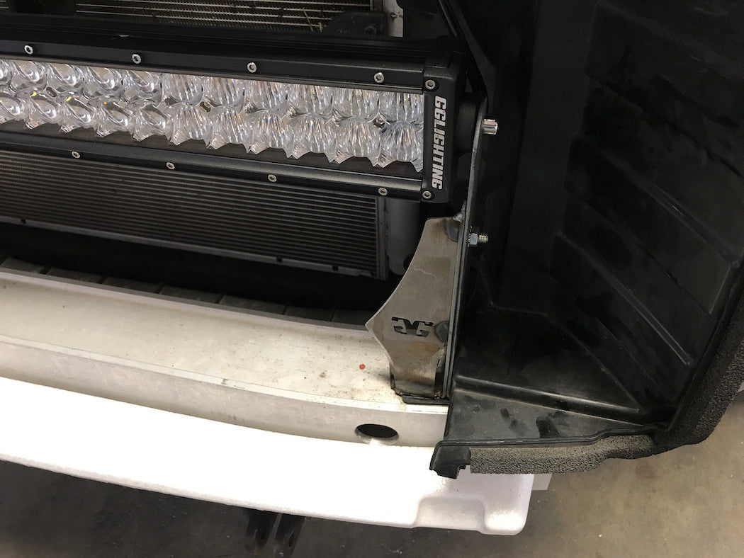 2009 + Toyota 4runner Behind The Grill 30" LED Bar Mounts