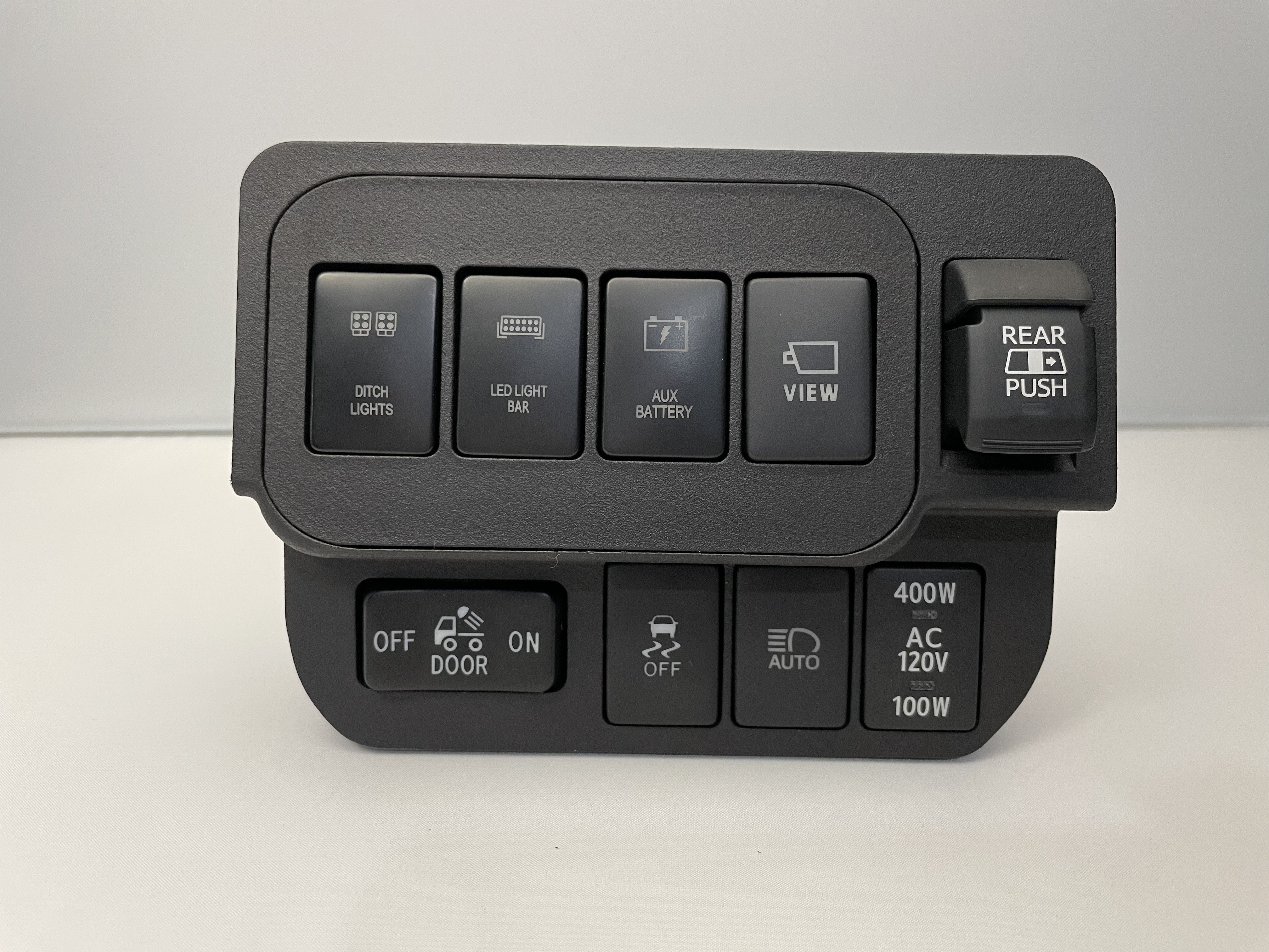 Base Switch Panel for 4 Short Switches (Tacoma Double Cab)