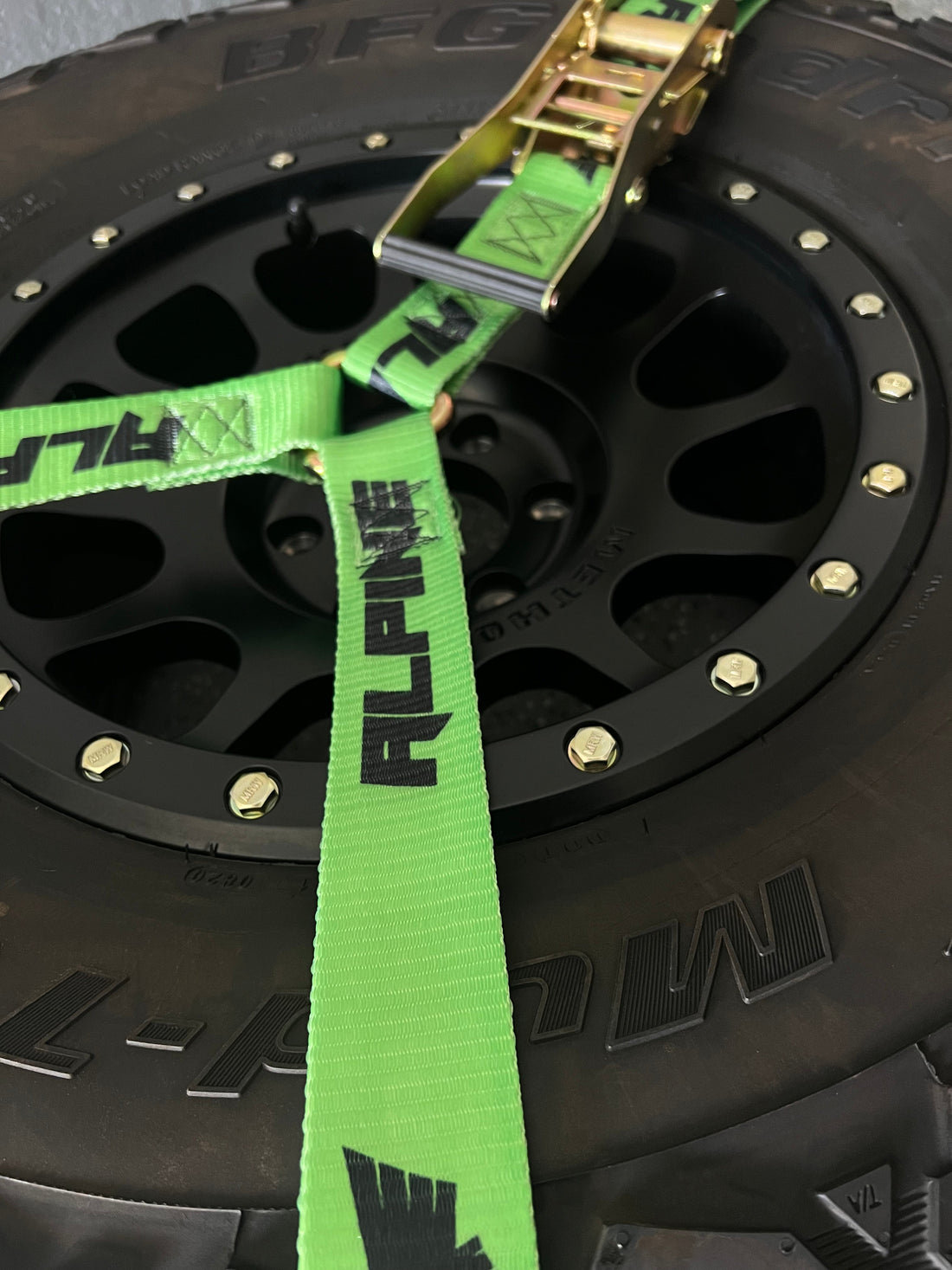 2" Neon Green Y Strap