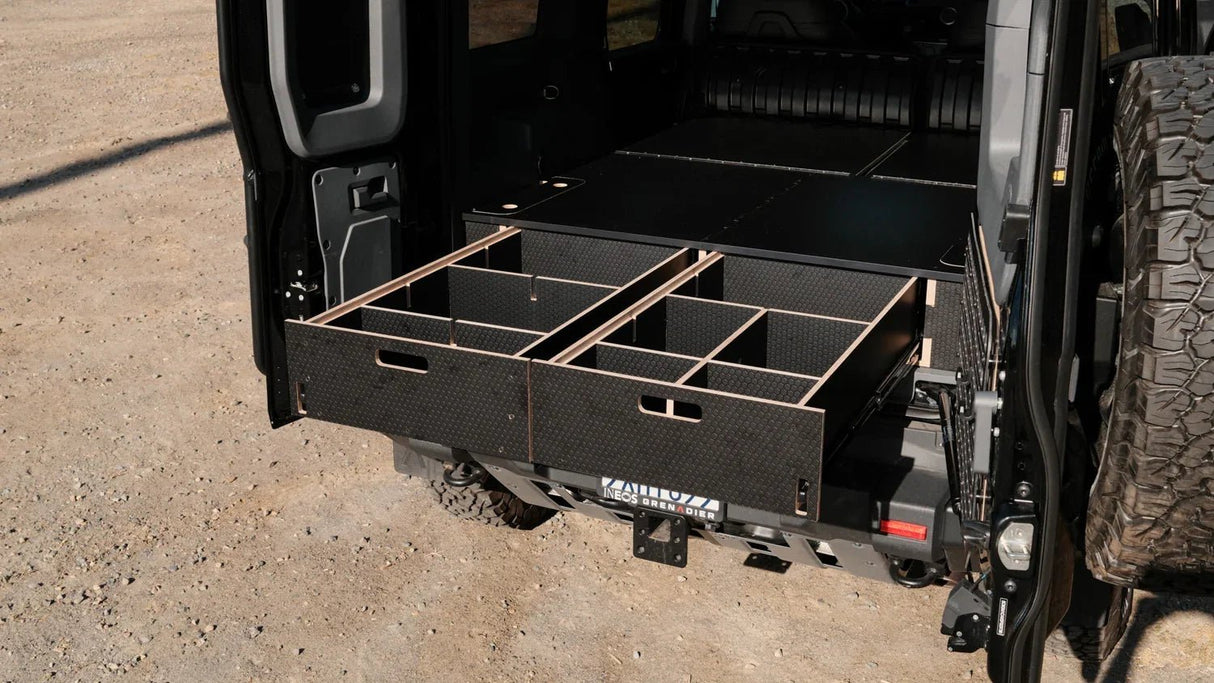 Ineos Grenadier | Dual Drawer Storage System & Bed Platform | 2023+ - Xtrusion Overland