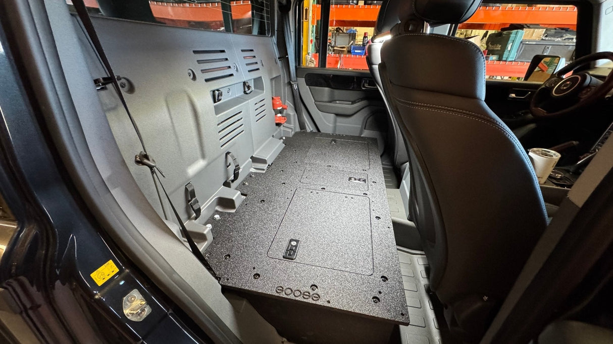 Ineos - Grenadier Quartermaster - 2025 - Present - 1st Gen - Explore Series - Second Row Seat Delete Plate System 100% - Xtrusion Overland