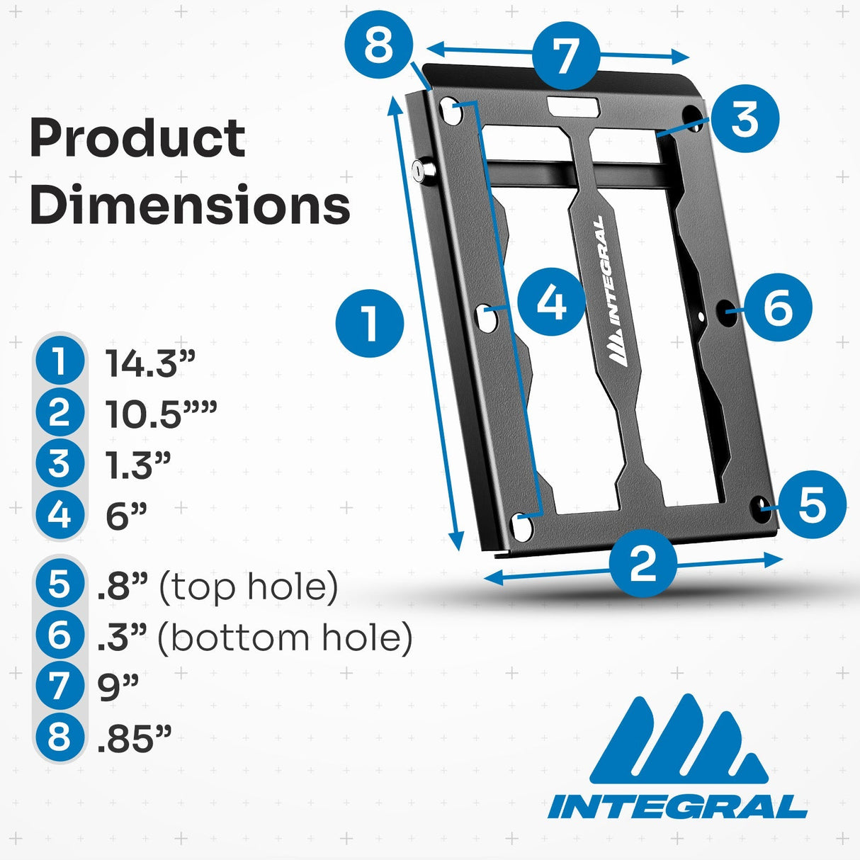 Integral Locking Plate - Universal - Xtrusion Overland