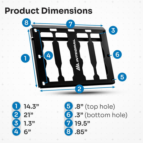 Integral Locking Plate - Universal - Xtrusion Overland
