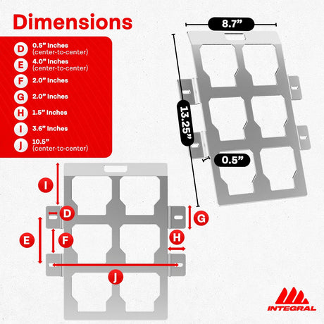 Integral Plates - Universal - Xtrusion Overland