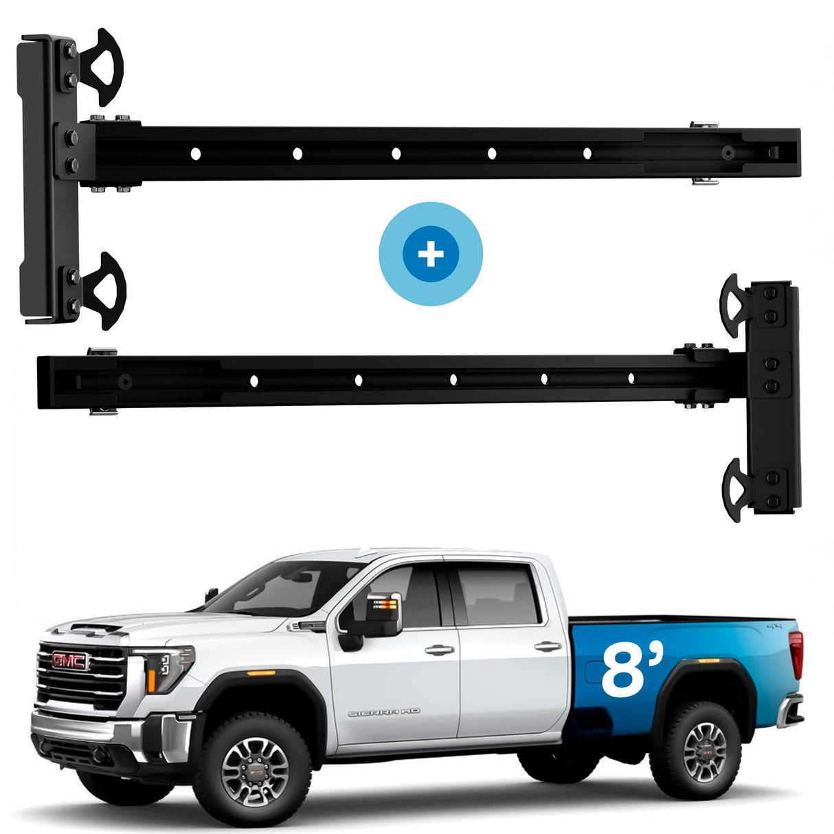 Integral Rail Kit + Panel Kits - GM HD 2020+ (8' Long Bed Only) - Xtrusion Overland