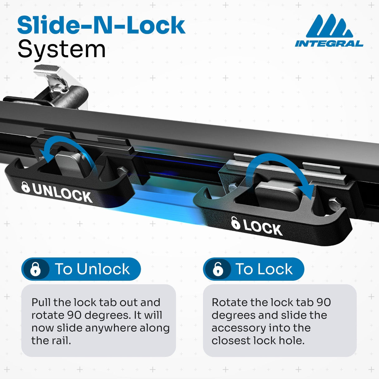 Integral Rails - Bedside Rail System - Chevrolet Colorado & GMC Canyon (2023+) - Xtrusion Overland