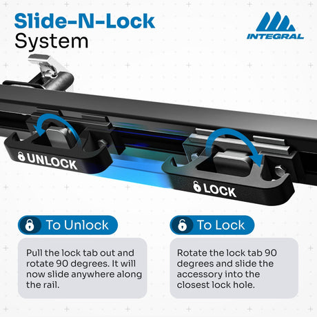 Integral Rails - Bedside Rail System - Chevrolet Colorado & GMC Canyon (2023+) - Xtrusion Overland