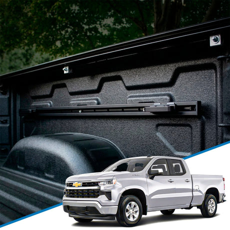 Integral Rails (Compact) - Bedside Rail System - Chevrolet Silverado & GMC Sierra 1500 (2019+) - Xtrusion Overland