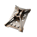 Jack Foot - Stainless Steel (RAW) - Xtrusion Overland