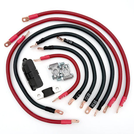 Jeep Cherokee Full Size SJ Big 7 Battery Cable Kit (1974-1983) - Xtrusion Overland