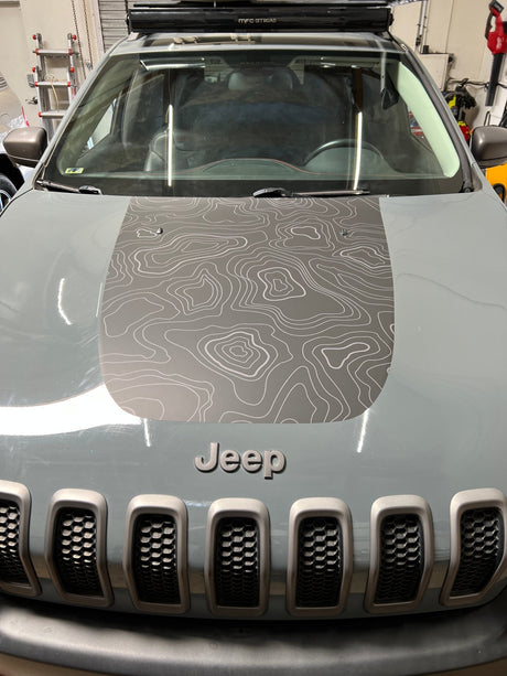 Jeep Cherokee KL Hood Stamp (2014-Present) - Xtrusion Overland