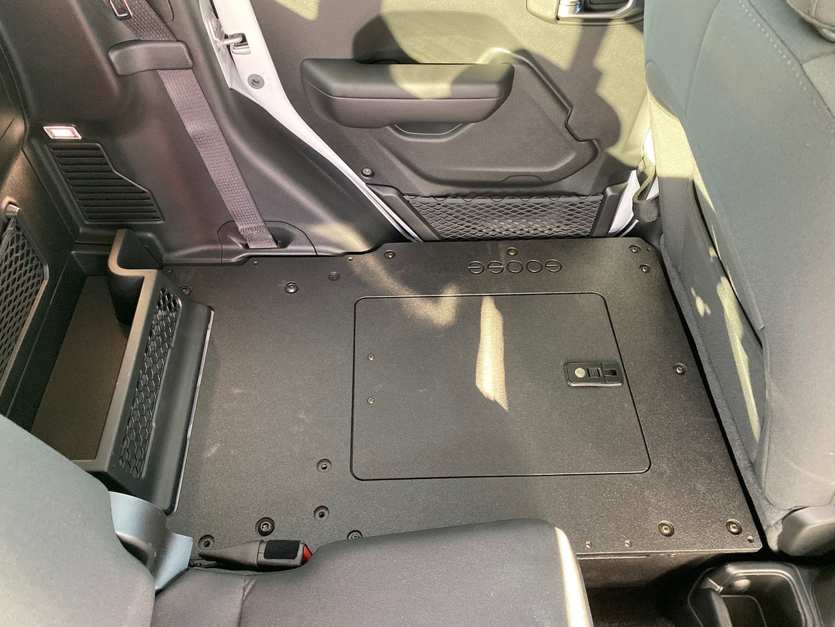 Jeep Gladiator 2019 - Present JT 4 Door - Second Row Seat Delete Plate System - Xtrusion Overland