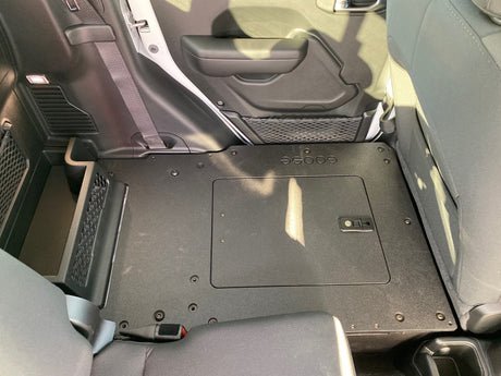 Jeep Gladiator 2019 - Present JT 4 Door - Second Row Seat Delete Plate System - Xtrusion Overland