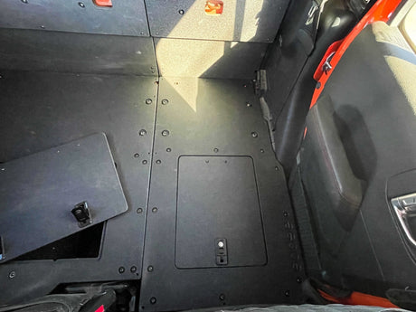 Jeep Gladiator 2019 - Present JT 4 Door - Second Row Seat Delete Plate System - Extended Platform - Xtrusion Overland