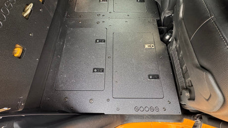 Jeep Gladiator 2019 - Present JT 4 Door - Second Row Seat Delete Plate System - High Platform - Xtrusion Overland