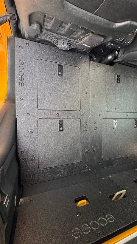 Jeep Gladiator 2019 - Present JT 4 Door - Second Row Seat Delete Plate System - High Platform - Xtrusion Overland