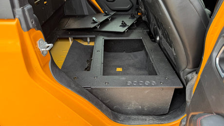 Jeep Gladiator 2019 - Present JT 4 Door - Second Row Seat Delete Plate System - High Platform - Xtrusion Overland