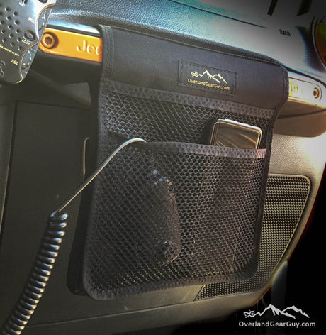 Jeep Grab Handle Mesh Flat Pocket - Xtrusion Overland